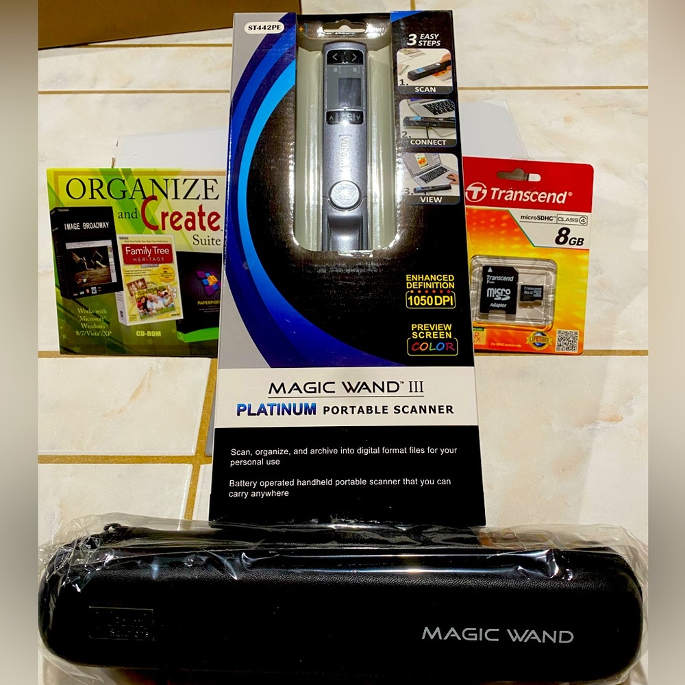 VuPoint Magic Wand III Platinum Portable Scanner Bundle